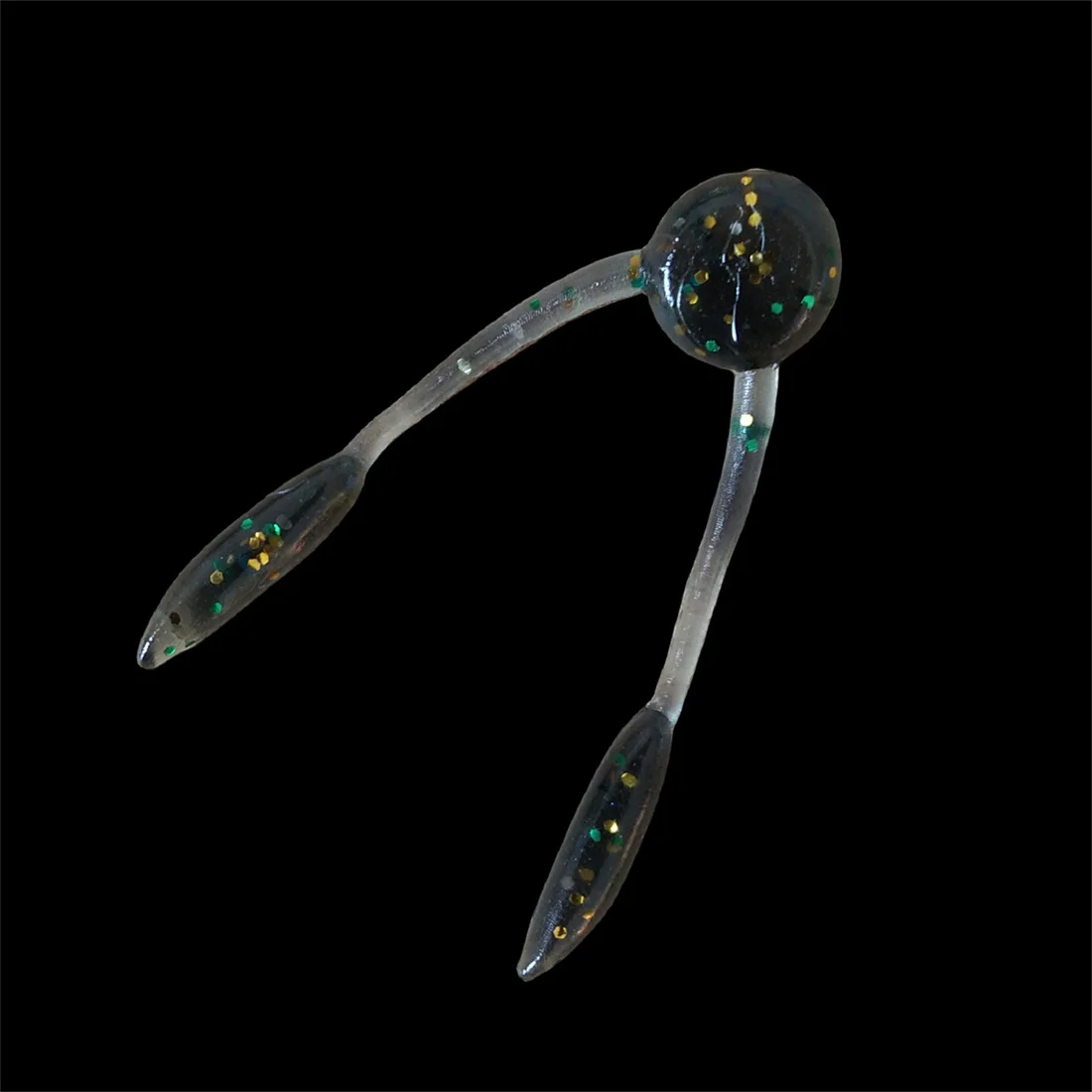 Un señuelo de pesca brillante diseñado para atrapar peces