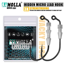 Anzuelos Jig Head ponderados con púas para vinilos salada y dulce
