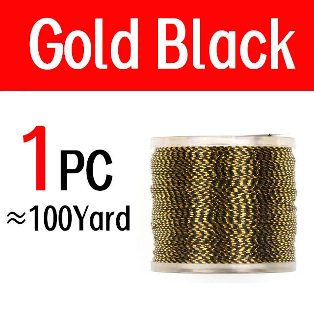 1 spool gold black