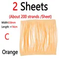 2 Sheets Orange