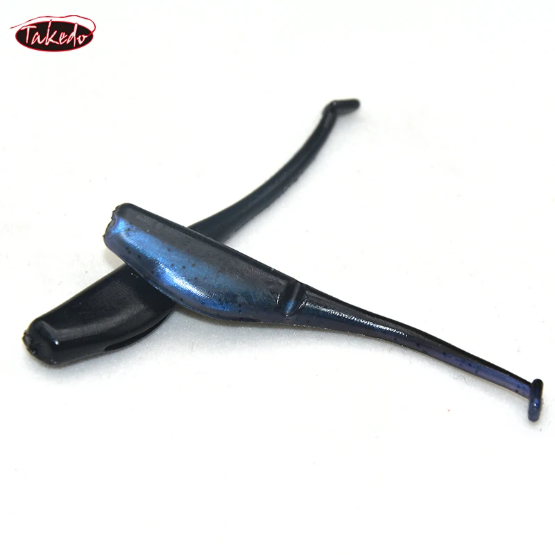 TAKEDO OSR01 58mm 1g cebo suave cuerpo de pez suave gusano almizclado Señuelos de pesca de plástico suave señuelo de lubina señuelo suave - imagen 3
