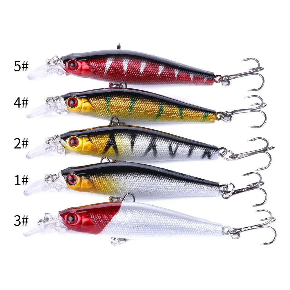 Jerkbait Minnow 8 cm – Señuelo artificial duro para lubina y lucio - imagen 4