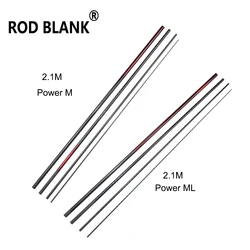 Blank Caña Carbono 2,1m 4 Secciones – Potencia ML para Montaje