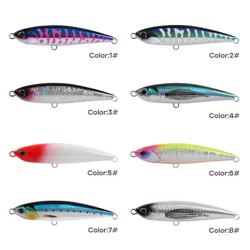 LETOYO-lápiz que se hunde, anzuelos resistentes, cebo duro Artificial, señuelo de lubina, señuelo de atún Bluefin, Señuelos de Pesca de Mar - imagen 3