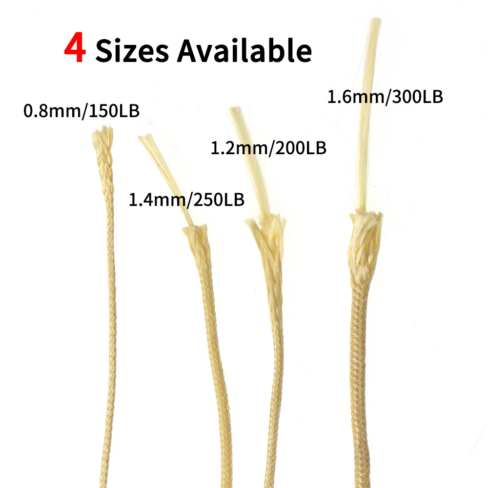 Ellllv-sedal de pesca Kelvar trenzado, 150LB -300LB, cable de asistencia de alta resistencia, pesca en el mar, anzuelo de Jigging resistente, cuerda para atar - imagen 3