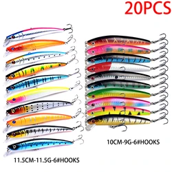 Senuelo minnow para lubina y lucio – crankbait artificial dureño