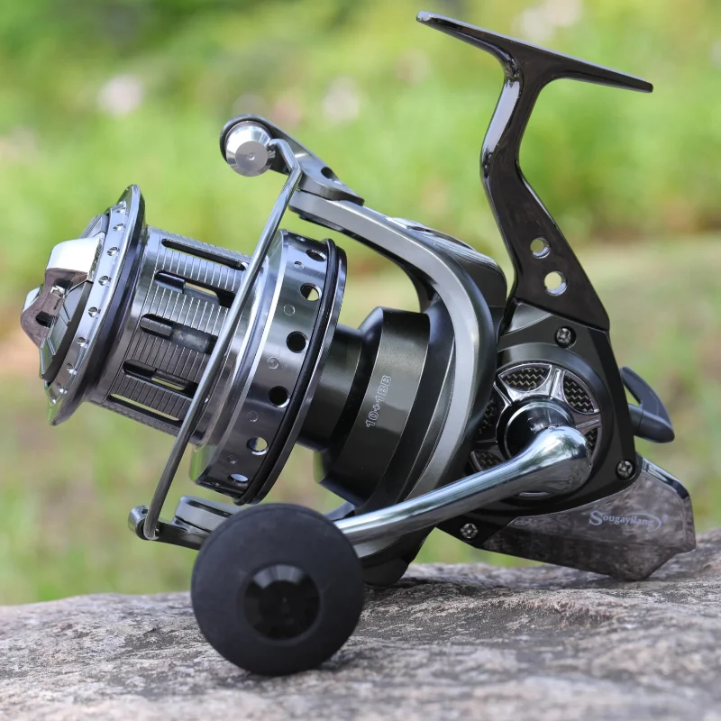 Sougayilang Carrete Surf Casting Agua Salada – Arrastre Máximo - imagen 4