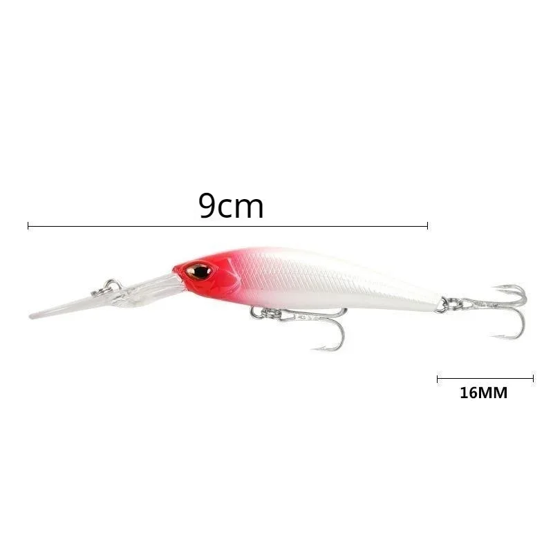 Señuelo de pesca Minnow, Wobblers Jerkbait, Crankbaits, cebo duro, Japón, Camping, pesca al aire libre, 9cm, 6g, 1 pieza - imagen 2