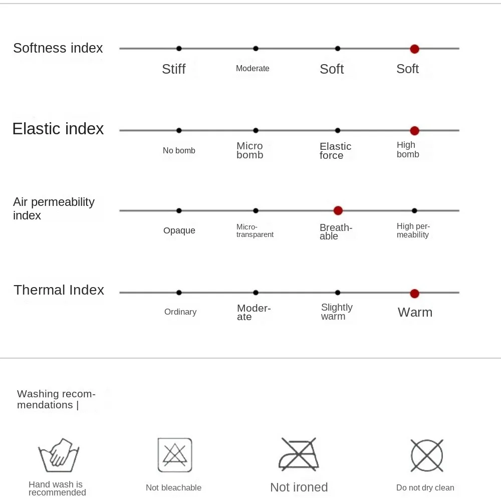 Descubra el equilibrio perfecto de la elasticidad de la suavidad, la permeabilidad al aire y el calor con nuestra innovadora tecnología de telas