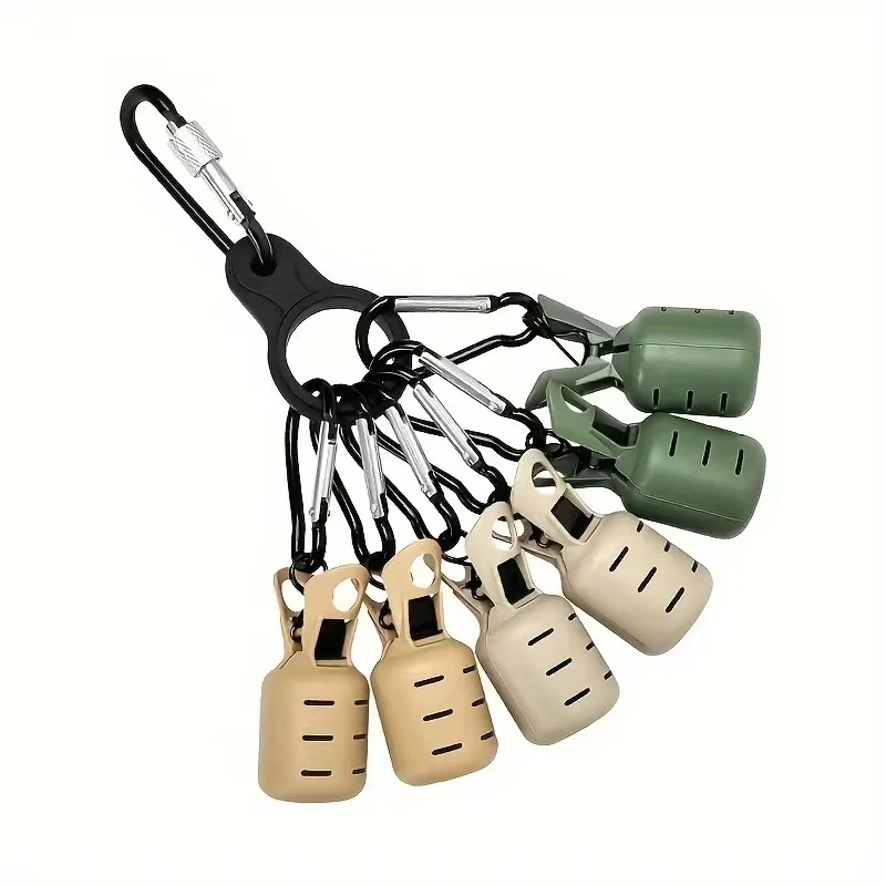 Gancho para camarones, funda protectora, gancho de calamar, hebilla telescópica, Clip de protección contra arañazos, funda de gancho de plástico