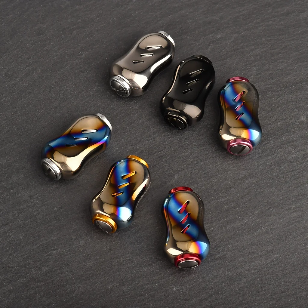 Perilla de carrete giratorio Gomexus de titanio de 22mm para Shimano Vanford Stradic Curado Antares Daiwa Fuego LT, perilla de afinación T22 - imagen 5