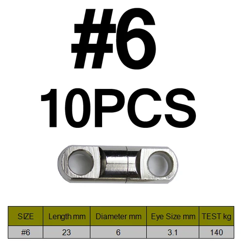 10pcs Size 6