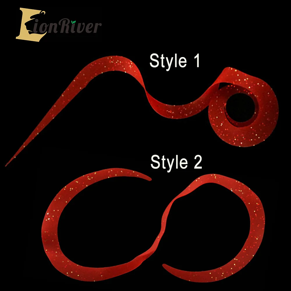 LIONRIVER 20 piezas faldas luminosas de goma de silicona Streamer remolques plantillas pargo pesca de agua salada Material de señuelo de curricán