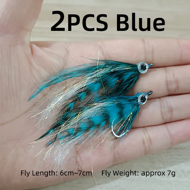 2pcs Blue
