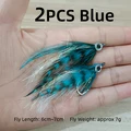 2pcs Blue