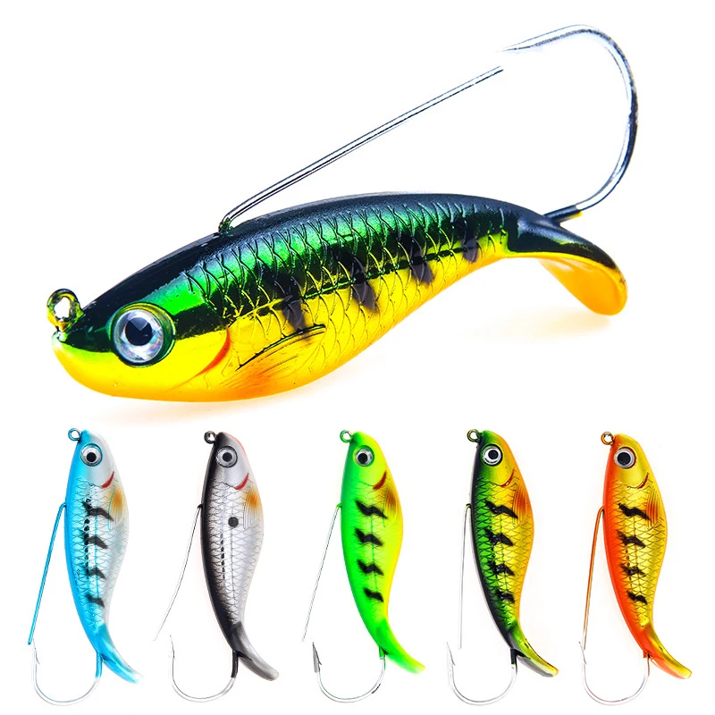 Cebo duro de escamas de pescado de un solo gancho de Metal, 8,5 cm, 21,2g, cebo falso de simulación, plantilla Wobbler, cebo Crankbait, aparejos de pesca, caja de SwimBait