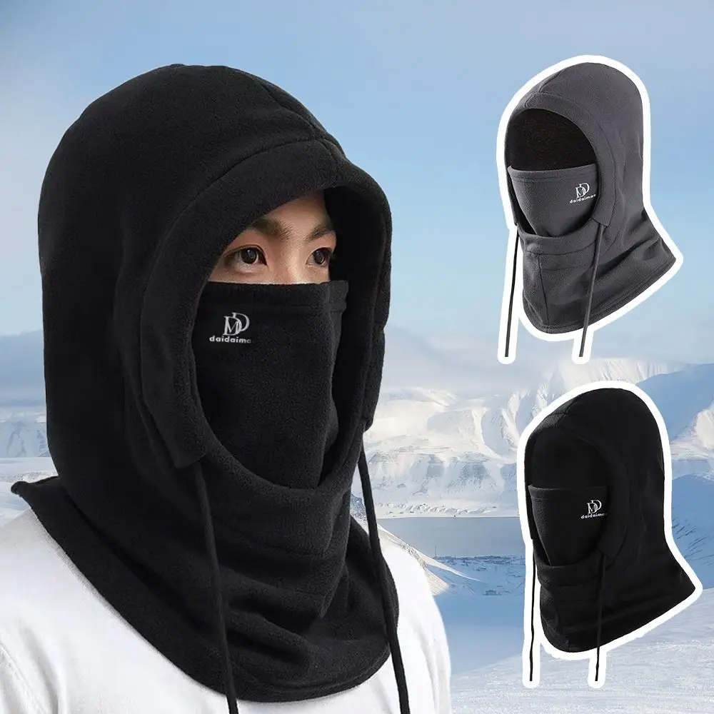 Calentador de cuello Unisex, pasamontañas para ciclismo, sombrero a prueba de viento para mantener el calor, conjunto de bufanda, sombrero grueso con protección para los oídos para deportes al aire libre - imagen 3