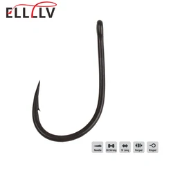 Anzuelos Ellllv Streamer – Vástago corto para pesca depredadora