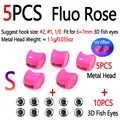 5pcs Fluo Rose S