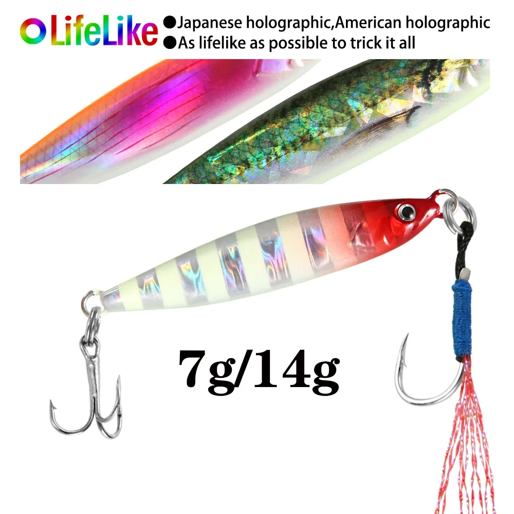 Micro plantilla Shore Jig 7g-40g para lubina salada - imagen 2