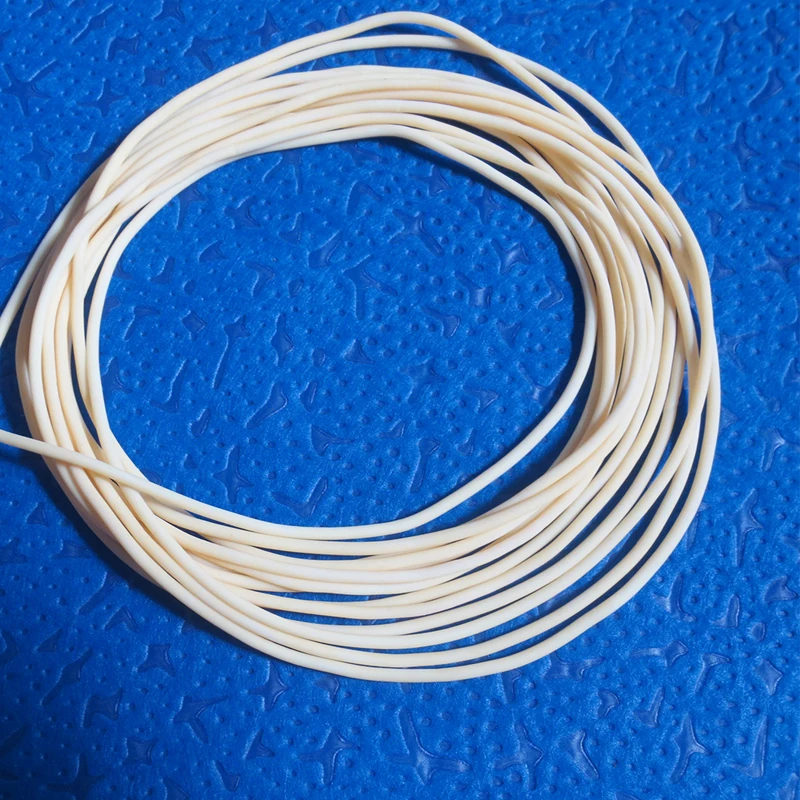 Línea de goma elástica sólida de goma de Color blanco de 1,8mm para pescar 2-20M una pieza - imagen 5