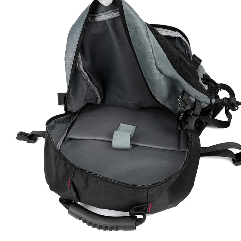 Mochila de escalada para viajes al aire libre, deportes, Camping, pesca, senderismo, bolsa de salida, gran capacidad, mochila escolar para equipaje para ordenador portátil universitario - imagen 4