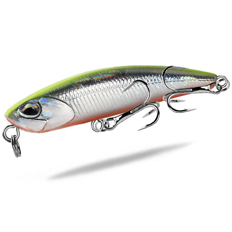 Señuelos de Pesca de lápiz que se hunden, cebos duros, Wobblers artificiales, Lucio curricán, carpa, aparejos de pesca Swimbait, 1Pc - imagen 2