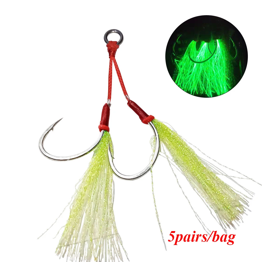 glow hooks-5pairs