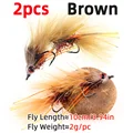 2pcs Brown