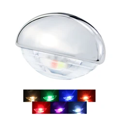 10 Uds. Luces LED de cortesía multicolores para barcos rojo/verde/azul/blanco gradiente Mini coche RV escaleras/juego de iluminación de decoración de pasarela