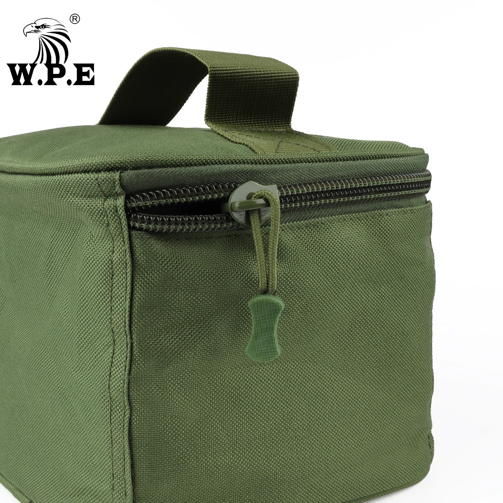 W.P.E-Bolsa de Pesca de 1 piezas, Oxford bolso de tela, aparejos de rueda de carpa 500-10000, bolsa de carrete de Pesca, accesorios de Pesca impermeables - imagen 2