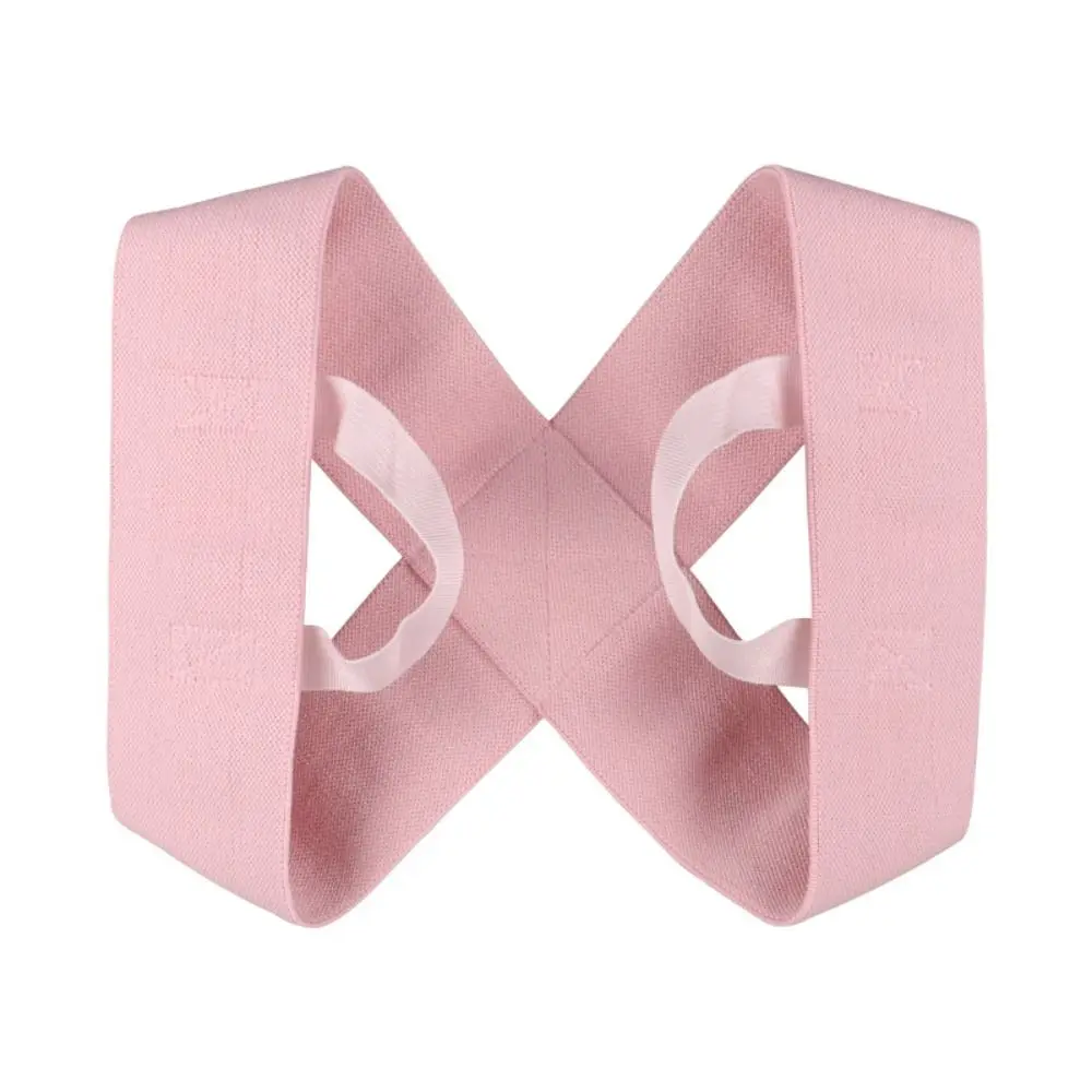 Corrector de postura de espalda ajustable, alisador de espalda invisibilidad, hombro abierto, transpirable, rosa, cinturón de soporte de pecho, deportes - imagen 4