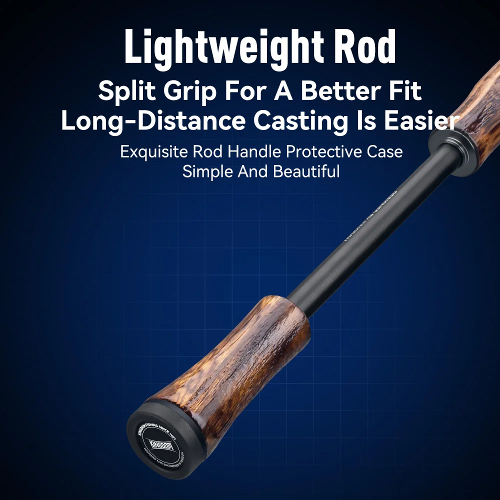 Cañas de pescar Kingdom, nueva serie Kingpro2, 1,8 m, 1,98 m, 2,1 m M ML L Power MF, acción giratoria, fundición de carbono, 2 secciones, caña de señuelo - imagen 5