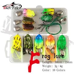 Rana Thunderfrog Walk Fish – Vinilo con ojos 3D y doble anzuelo