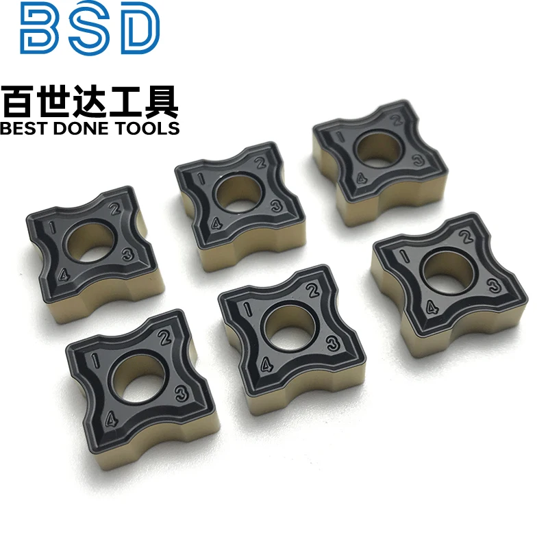 SNMG12T4-R4 SNMG R1.5 R2 R3 R4 R5 CNC cortador de torneado insertos de carburo para máquina biseladora placa de acero de astillero - imagen 2