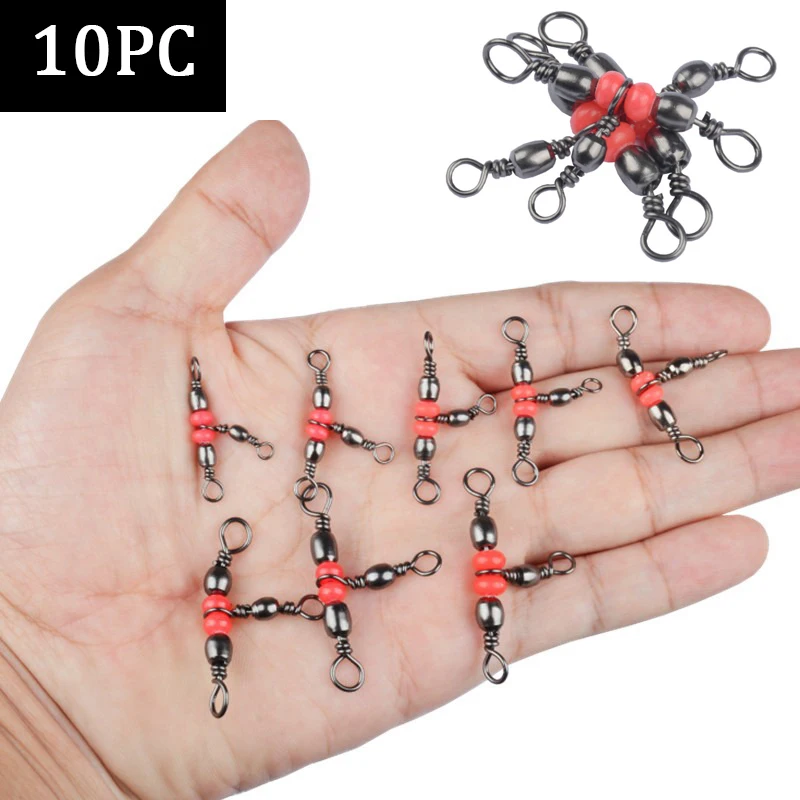 Triples giratorios y anillos sólidos para montaje de aparejos de pesca
