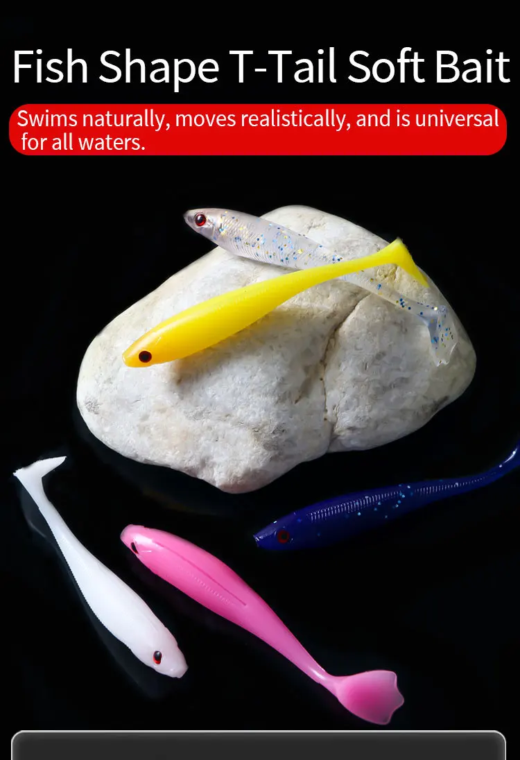 Experimente la mejor aventura de pesca con nuestro cebo suave versátil y realista