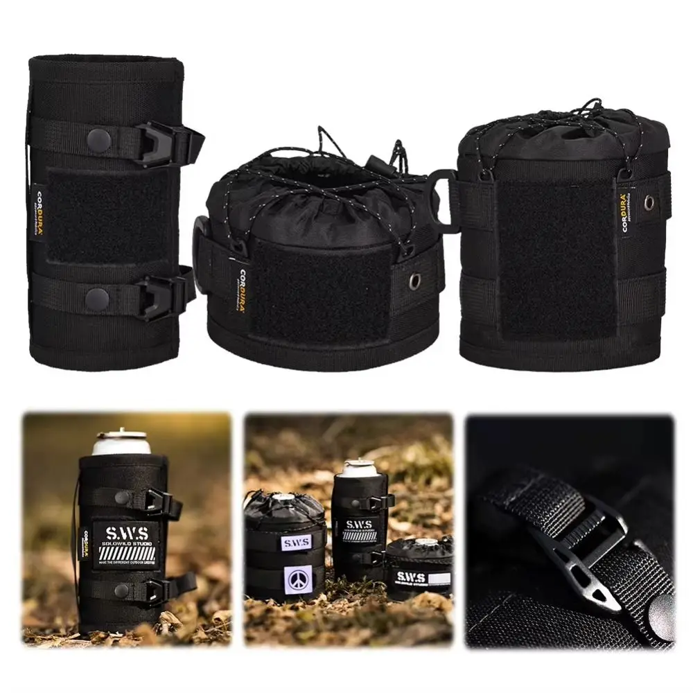 Funda protectora portátil anticaída para tanque de Gas, Cassette impermeable, bolsa de almacenamiento para tanque de Gas, funda para cilindro de Gas para acampar al aire libre - imagen 5