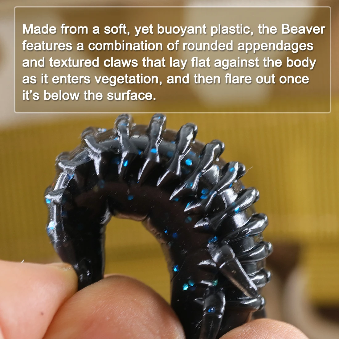 5 uds 8cm Topwater Popper señuelos blandos Señuelos de pesca de lubina Swimbaits libélula larva señuelos trucha de agua dulce Panfish bagre perca - imagen 2