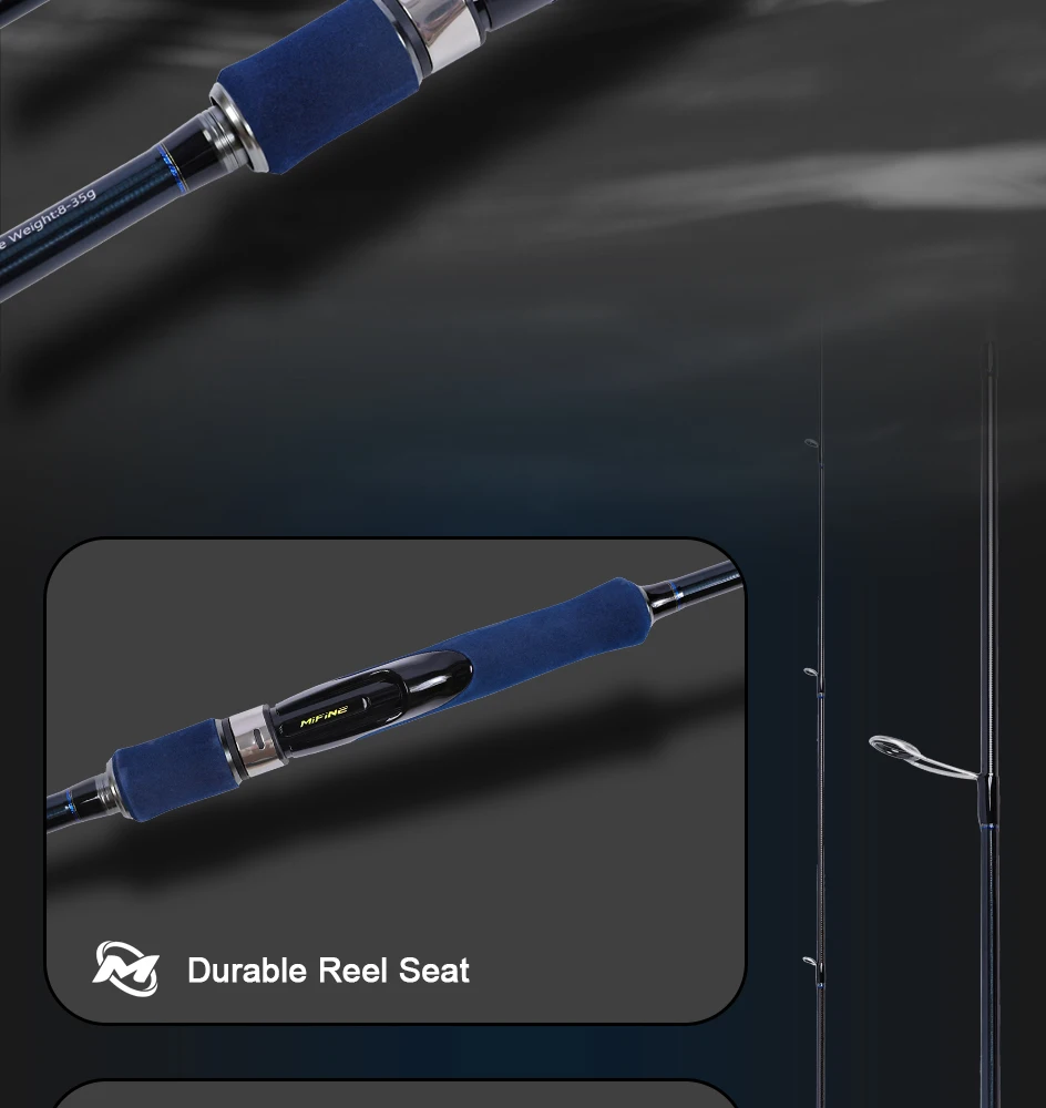 Experimente la máxima comodidad y durabilidad con nuestra caña de pescar premium