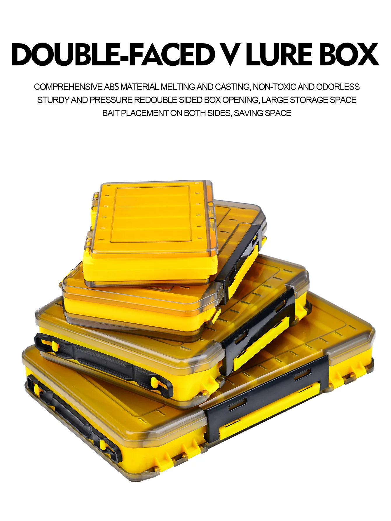 Versátil caja de aparejos de pesca de doble cara de 10 celdas: organizador de herramientas y cebo duradero y fácil acceso para todas tus aventuras de pesca - imagen 3