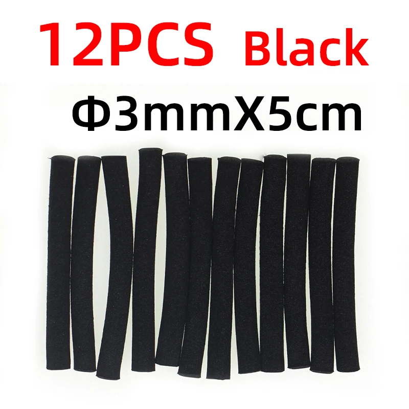 3mm black 12pcs