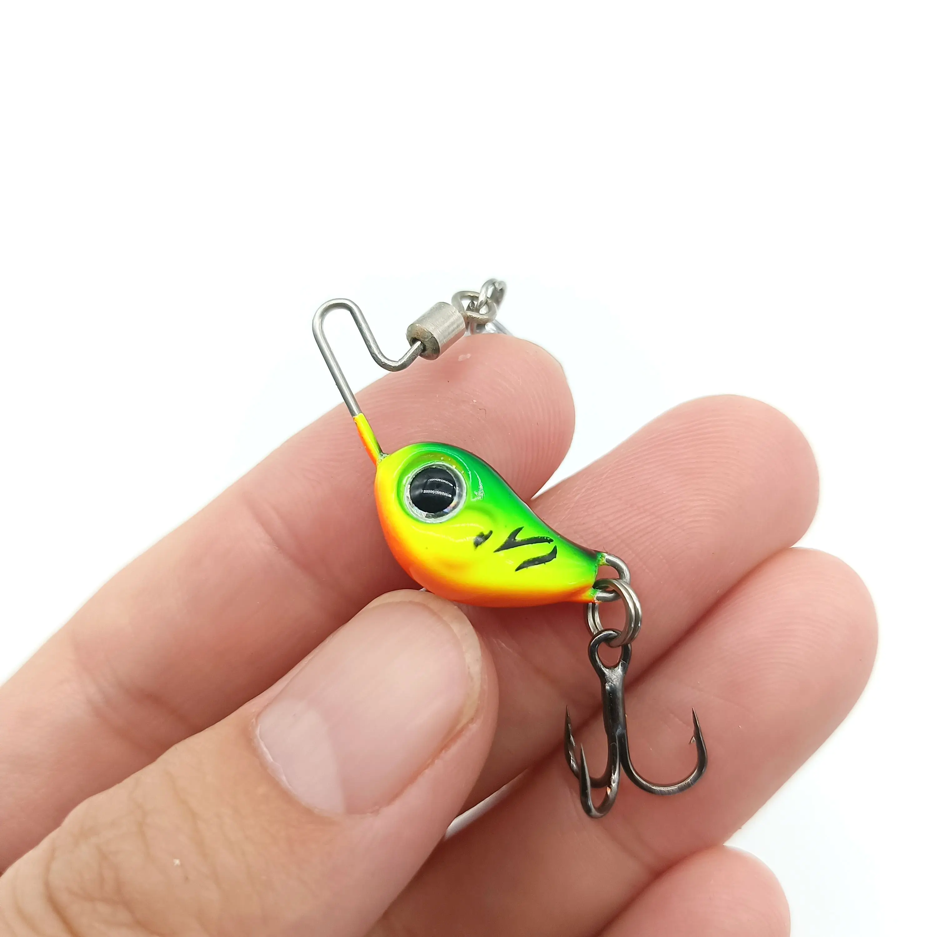 DUODUOYU Mini VIB Jig Fishing Leurre 4g/8g Spinner hundimiento cuchara giratoria Crankbait isca accesorios de pesca artificiales, 1PC - imagen 5