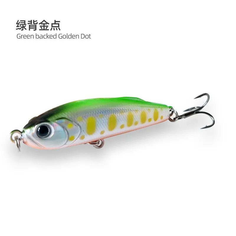 Señuelo lápiz hundido mini cebo duro ojos 3D para pesca trucha - imagen 2