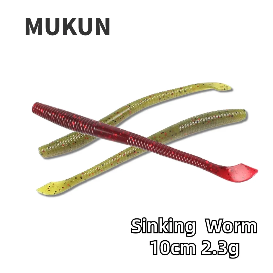 Vinilos MUKUN 100mm – Señuelos blandos para trucha y lucio