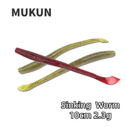 Vinilos MUKUN 100mm – Señuelos blandos para trucha y lucio