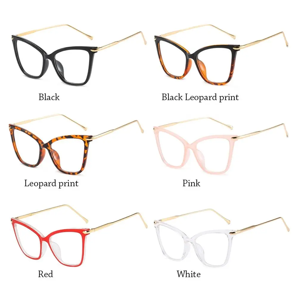 Gafas anti-luz azul con bloqueo de rayos azules, protección ocular ultraligera, gafas cuadradas, gafas ópticas de Metal para oficina - imagen 2