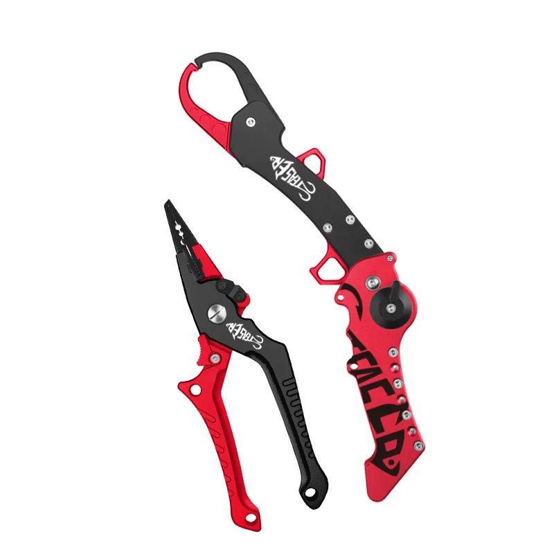 Alicates de pesca, tijeras de aleación de aluminio, removedor de anzuelos, herramientas de pesca, Cortador de línea, equipo de pesca con nudos multifuncional - imagen 3