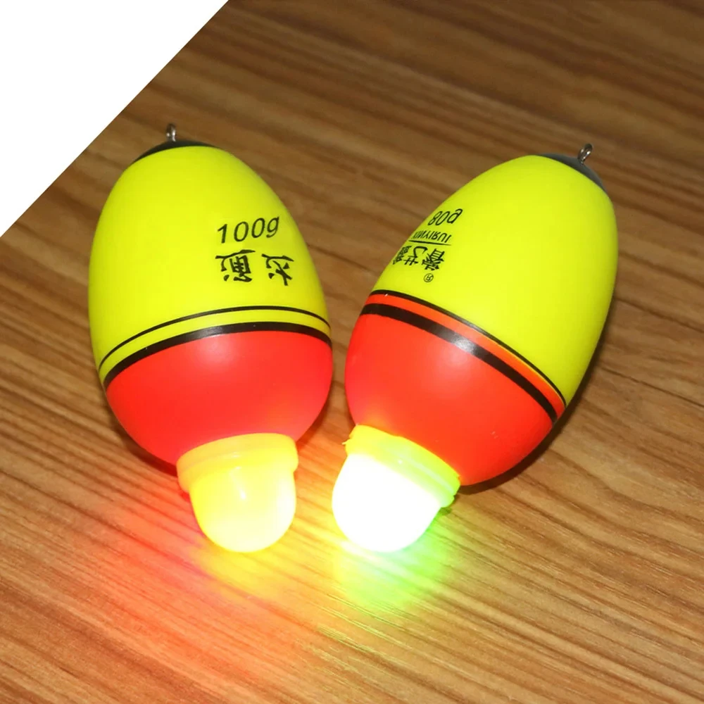 Flotador de Pesca de mar electrónico Led con doble luz óptica, varilla de deriva de tiro largo, tapón flotante luminoso para Pesca nocturna, 5 uds. - imagen 2