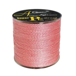 Línea de pesca trenzada de Pe manchado, 300m, 70-180LB, alambre de pesca de prueba, cuerda de pesca de colores mezclados, superlínea ﻿